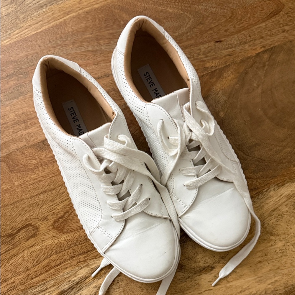 Steve Madden White Sneakers